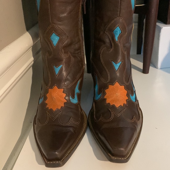 BCBGirls Western Multi Color Boots - Picture 10 of 14